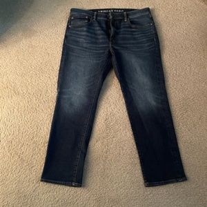 Slim Straight Fit Airflex+ Stretch Jeans - Dark Wash - 38/30